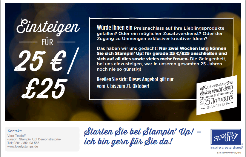 Einsteigen25euro