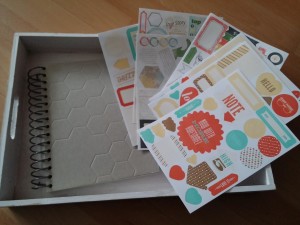 Stampin' Up! Stampin' Up! This and That Album (unbenutzt) mit Aufklebern (teilweise fehlen welche - siehe Bild)