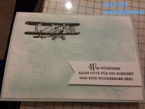 Vorruhestand, Karte zur Rente, Flieger, Wolken, Zukunft