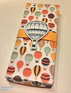 Verpackung Box, Heißluftballon, Fliegen, Traum vom Fliegen, Stampin' Up!