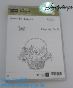 Stampin' Up! Stempelset Blumenkorb - NEU- 10 EUR