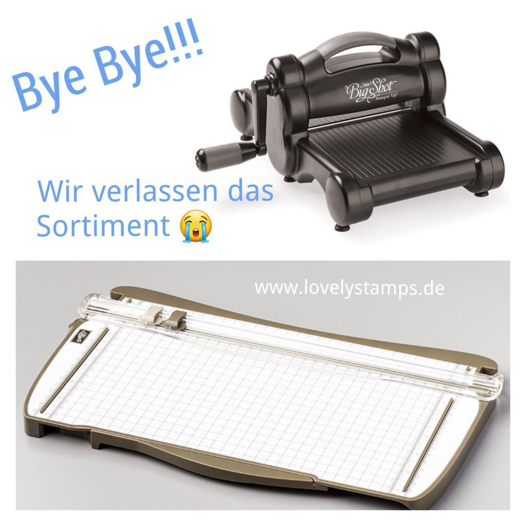 Big Shot und Papierschneider Bye Bye