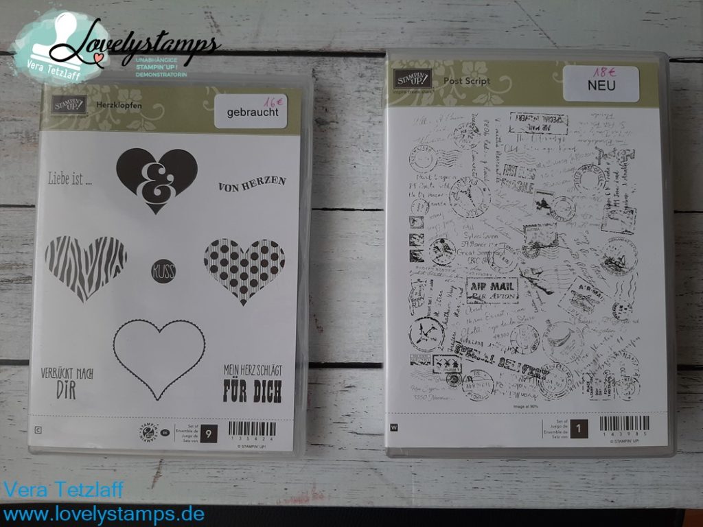 Stampin' Up! Stempelset "Herzklopfen" gebraucht 15 Euro