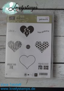Stampin' Up! Stempelset "Herzklopfen" gebraucht 15 Euro