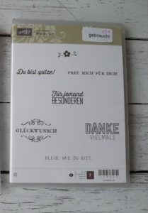 Stampin' Up! Stempelset "Wie du bist" gebraucht 13 Euro