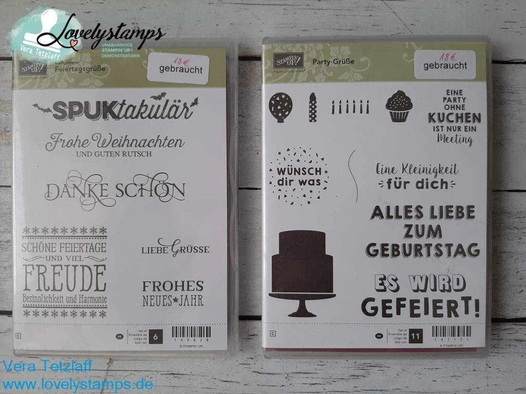 Stampin' Up! Stempelset "Feiertagsgrüße" gebraucht 18 Euro