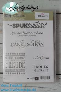 Stampin' Up! Stempelset "Feiertagsgrüße" gebraucht 18 Euro