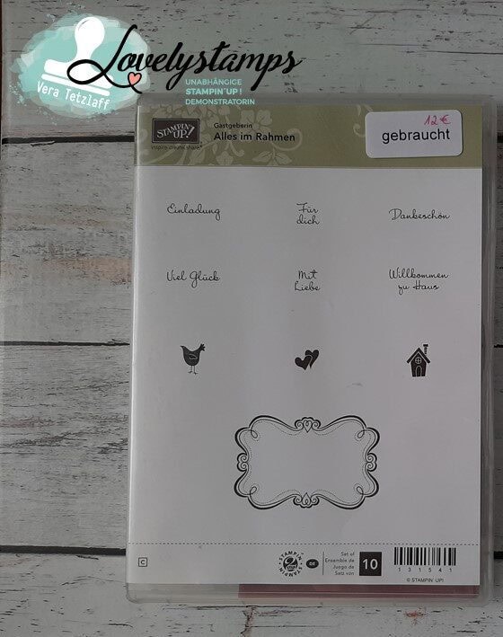 Stampin' Up! Stempelset "Alles im Rahmen" gebraucht 10 Euro