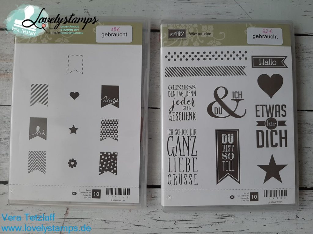 Stampin' Up! Stempelset "Im Fähnchenfieber" gebraucht 15 Euro