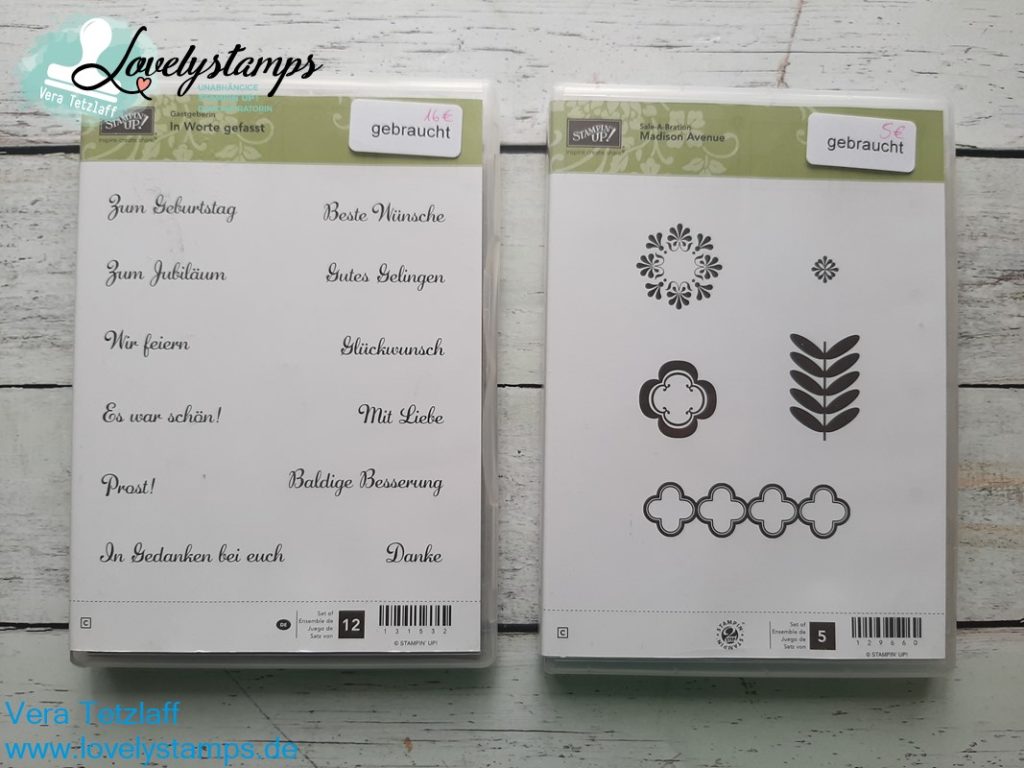 Stampin' Up! Stempelset "Madison Avenue" - gebraucht - 5 Euro