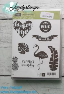 Stampin' Up! Stempelset "Pop of Paradise" - gebraucht - 15 Euro