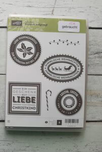 Stampin' Up! Stempelset "Fröhlich aufgelegt" - gebraucht - 15 Euro