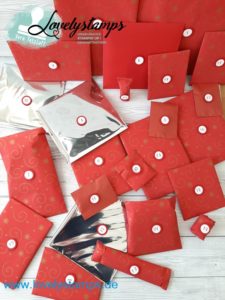 Adventskalender mit Stampin' Up! Produkten