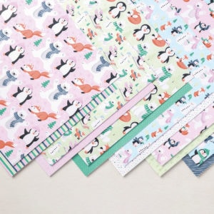 Designerpapier Pinguin & Co