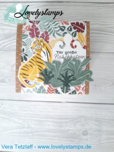 Geschenkverpackung mit Tiger