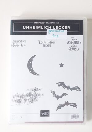Stempelset Unheimlich Lecker - gebraucht - 14 Euro