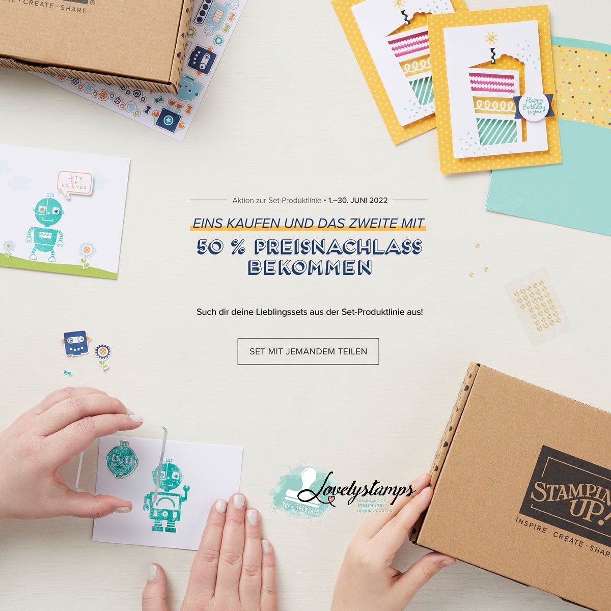 Aktion Set Produktlinie 50 % aufs 2. Set