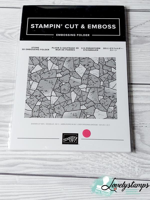 Stampin' Up! 3D-praegeform_Steinmauer