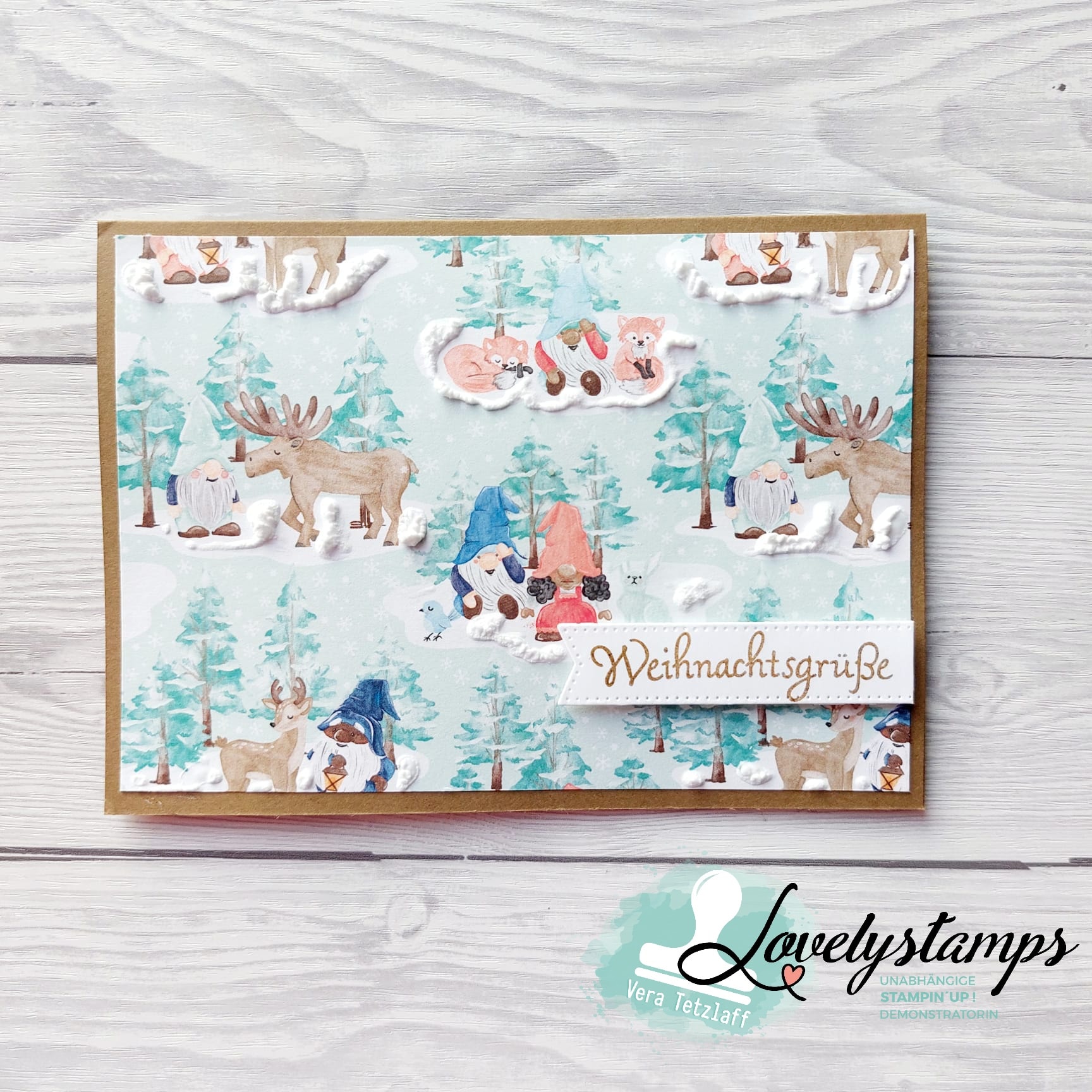 In 5 Monaten ist Weihnachten… Lovelystamps Vera Tetzlaff