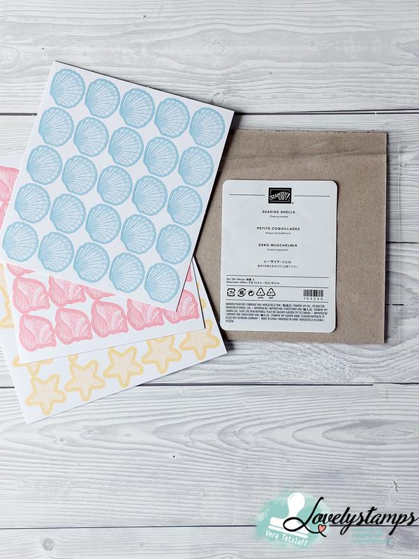 Stampin' Up! deko-muschelmix-aufkleber