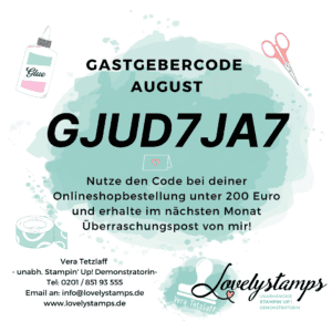 Gastgeber Code August