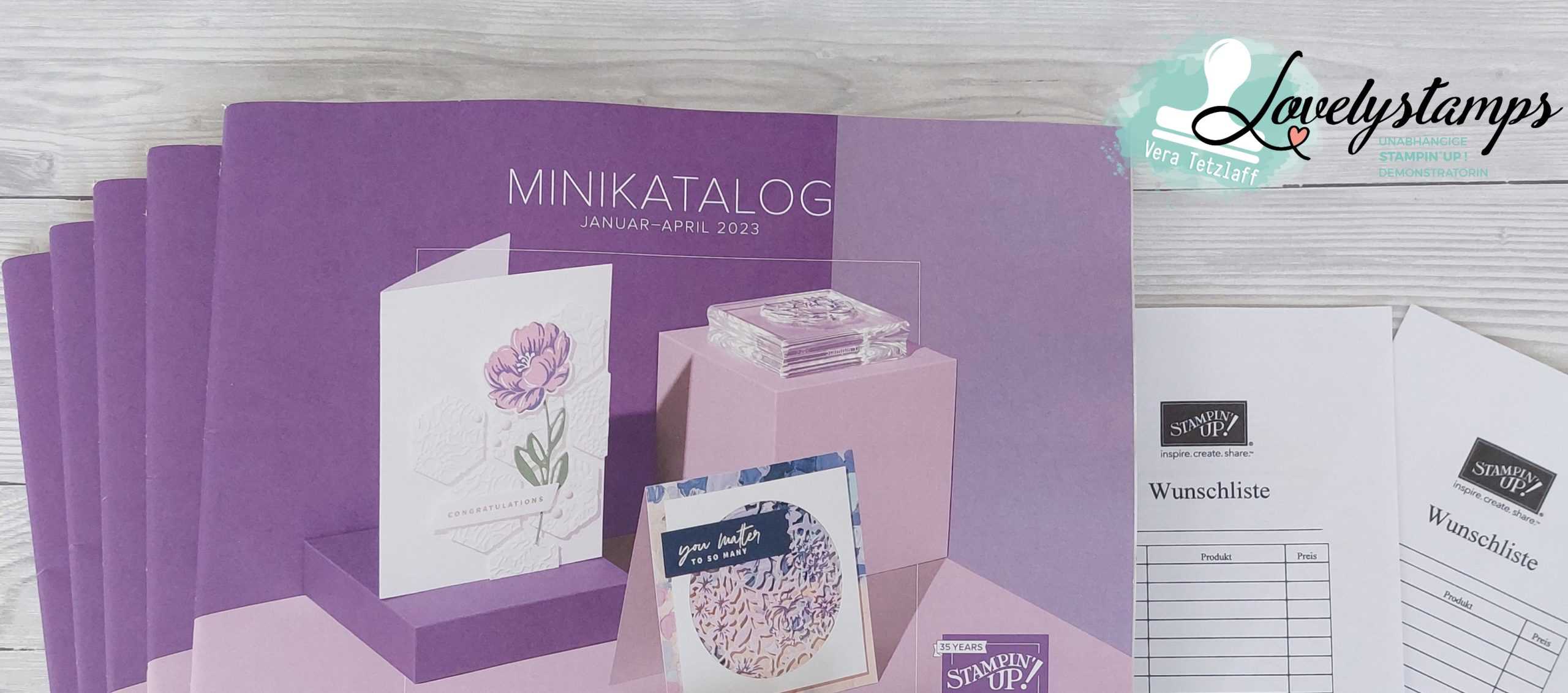 Minikatalog Stampin' Up! Januar bis April 2023 