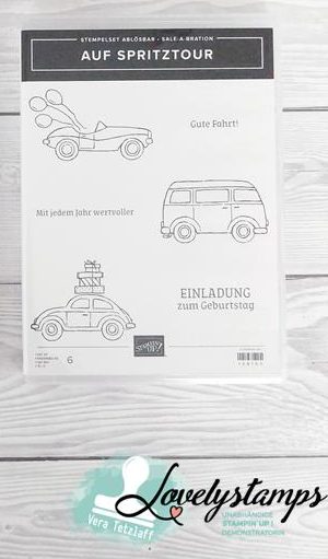 Stampin' Up! Stempelset Auf Spritztour - Neu - 10 Euro