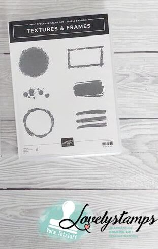 Stampin' Up! Stempelset Textures & Frames - Neu - 10 Euro