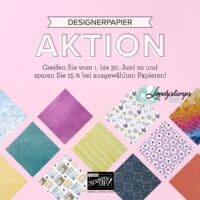 Werbebild Designerpapier Aktion