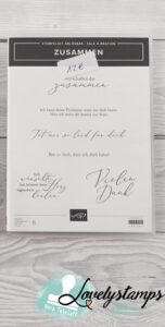 Stampin' Up! Stempelset - Zusammen - 12€