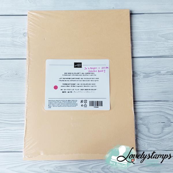 Farbkarton Paket Incolor 2021 - 2023 - 20 Bögen - kein Seladon dabei!! - 10 €