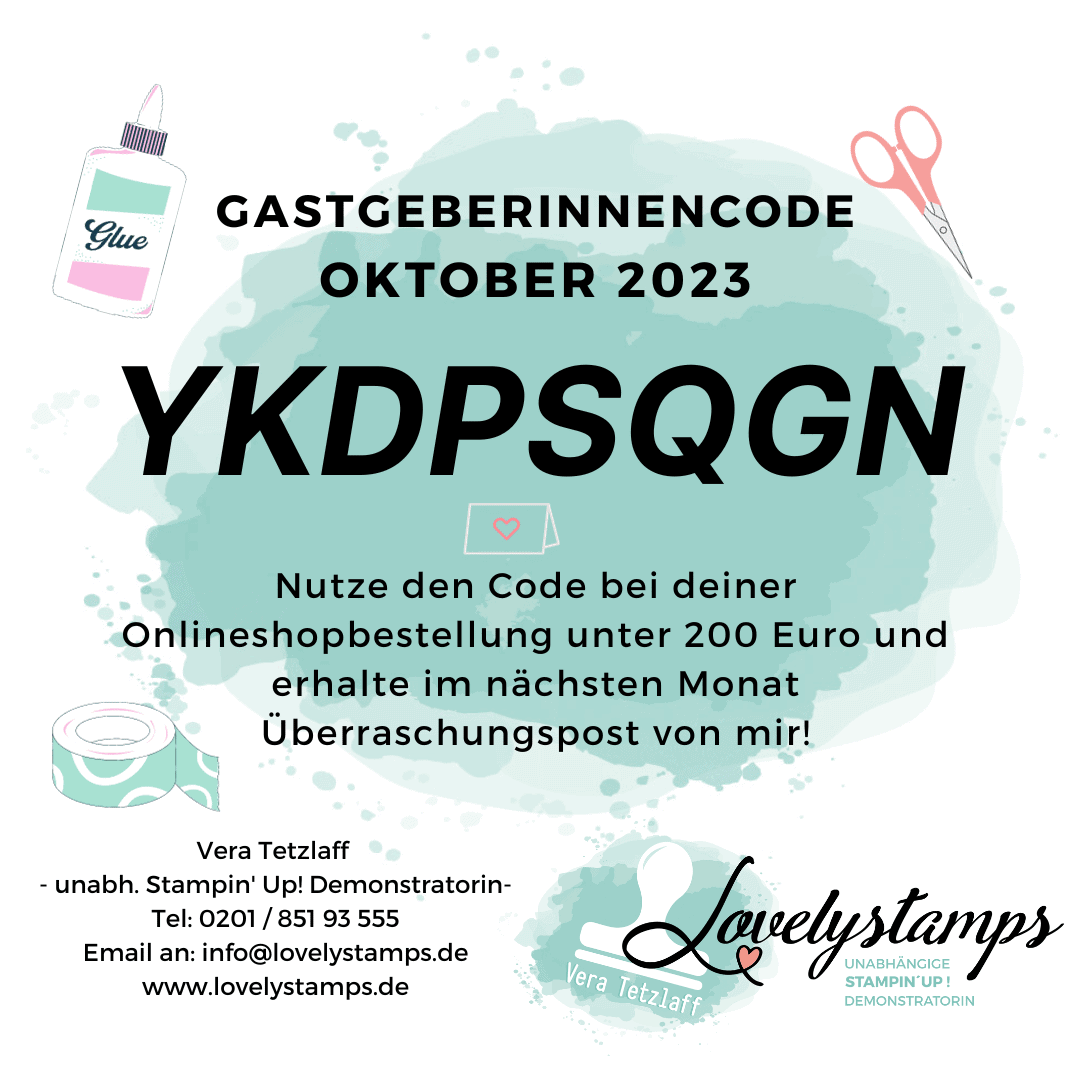 Gastgeberinnen Code Oktober 2023