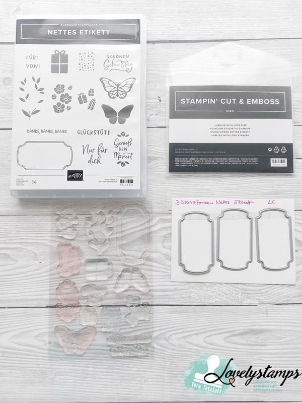 Stempel und Stanzformen Nettes Etikett