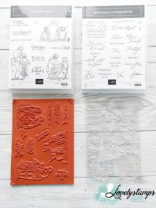 Stampin' Up! Stempelsets "Beside Me" "Weihnachtsworte