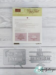 Thinlits Formen Stampin' Up! Party in 3D