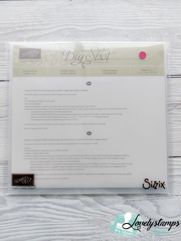 Thinlitsformen Stampin' Up! Pop Up Ballons