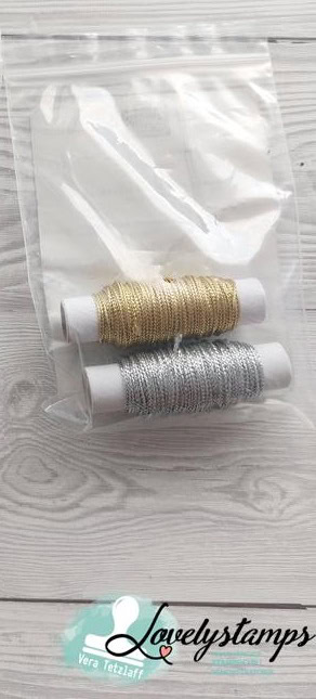 Stampin' Up! Zierschnur Einfach elegant (Silber & Gold)